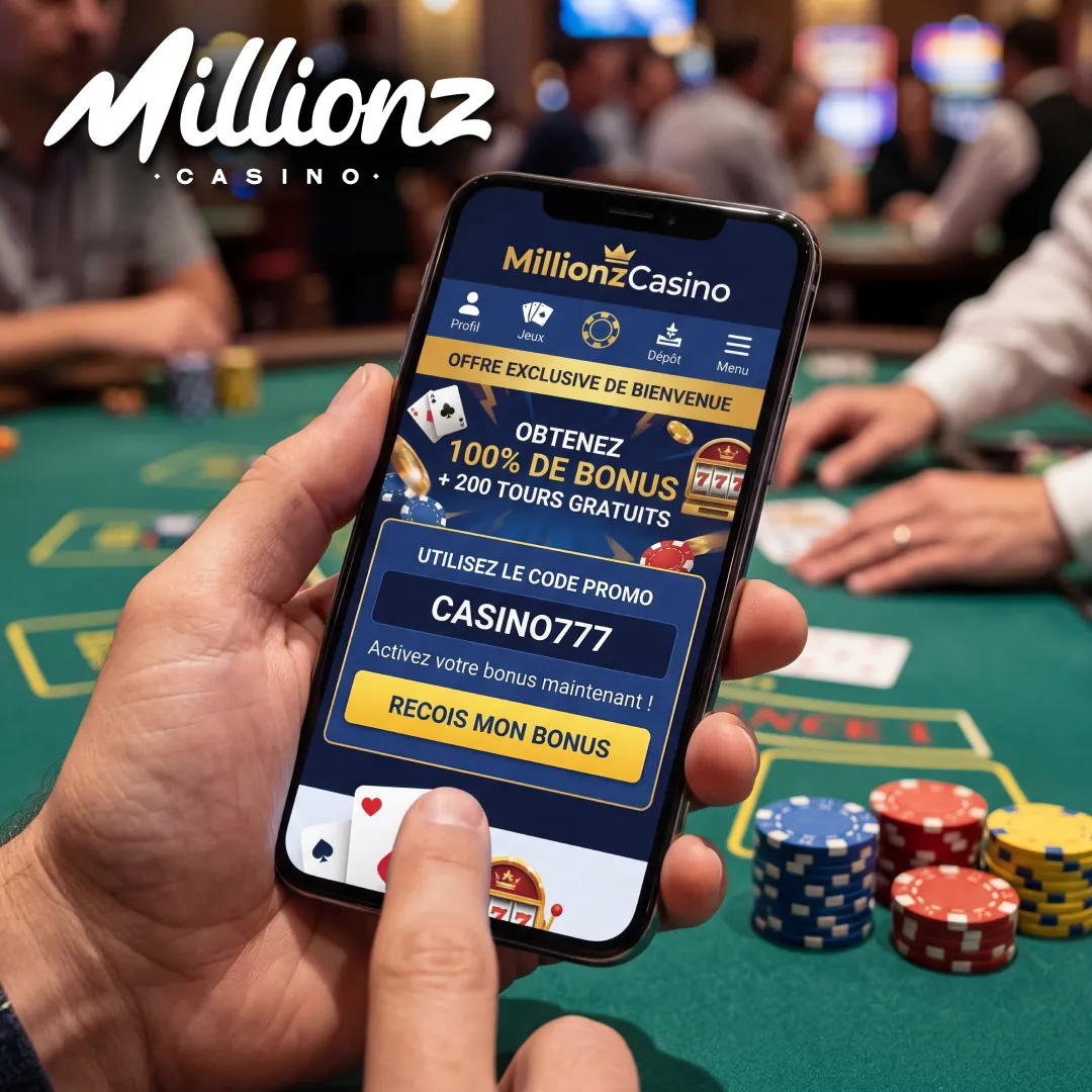 code promo Millionz Casino