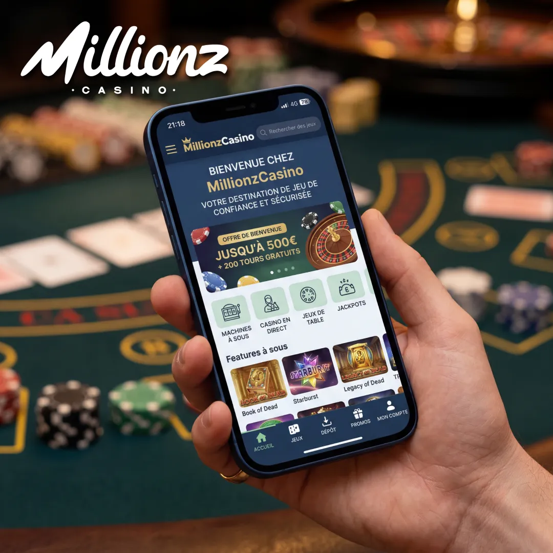 Millionz Casino application