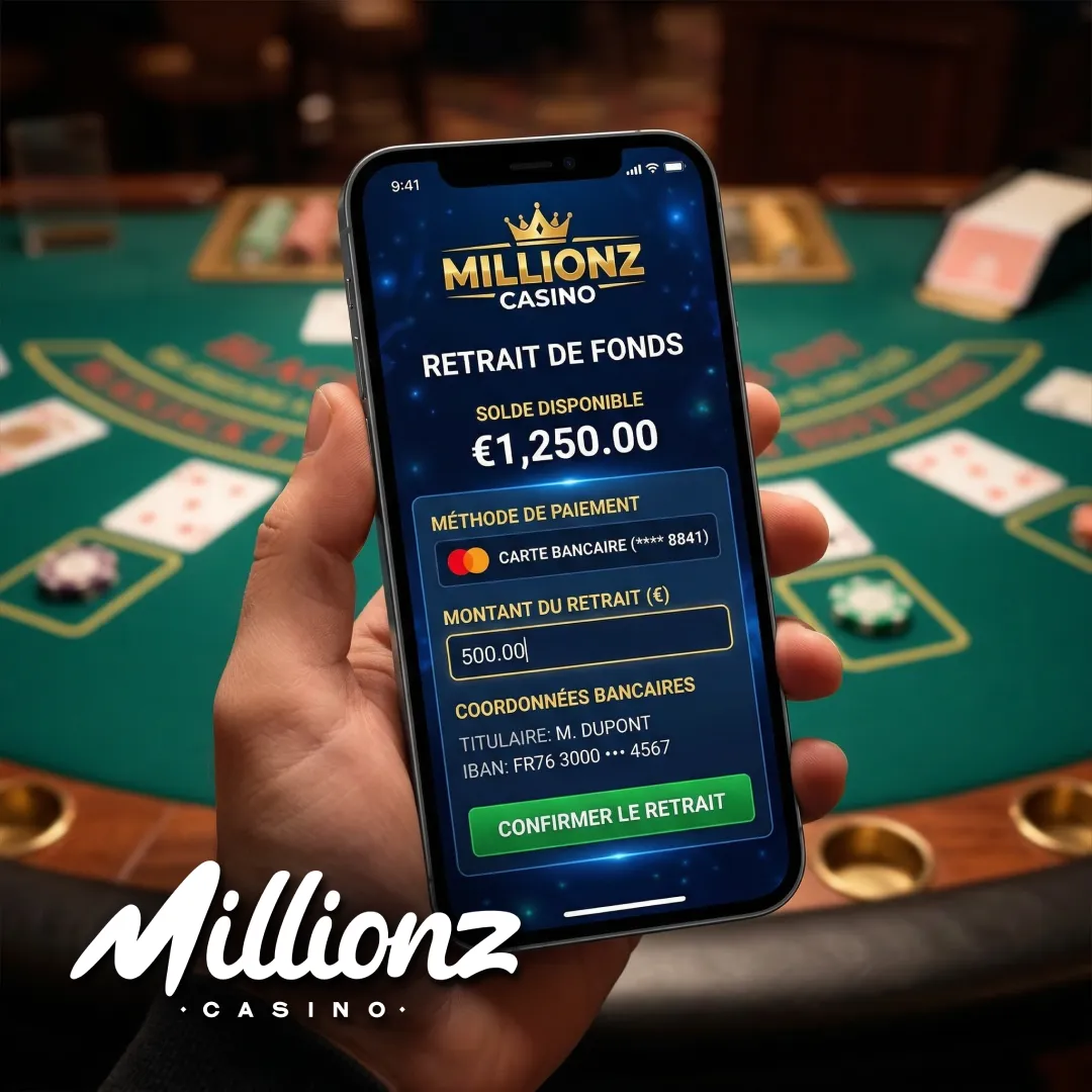 Millionz Casino retrait